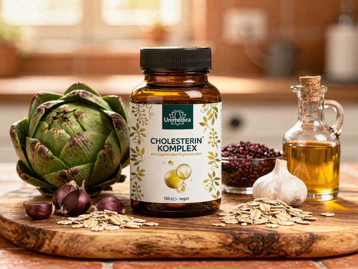 Cholesterin* Komplex - mit 40,56 % Phytosterolen - 180 Kapseln - von Unimedica